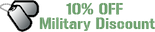 10% Off Military Discount